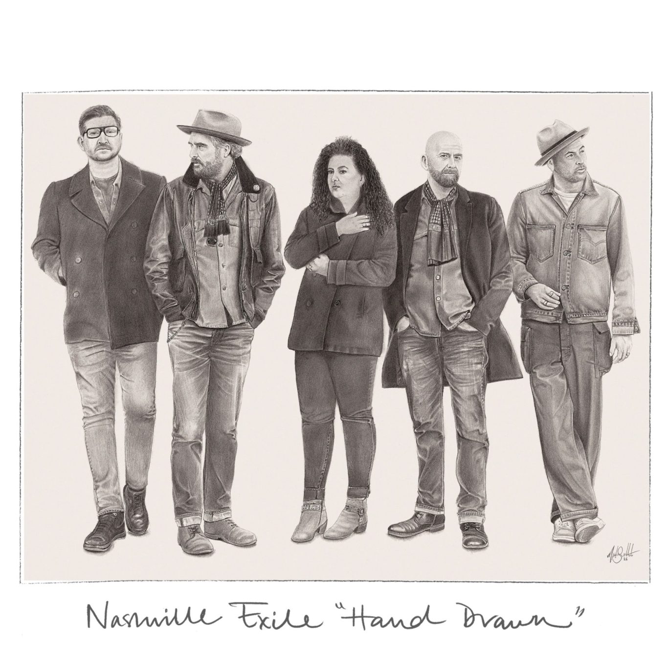 Nashville Exile Hand Drawn